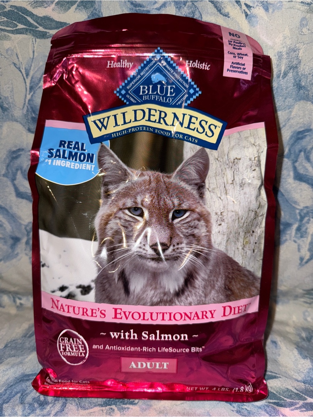 Blue Buffalo Wilderness Adult Cat Food with Salmon
